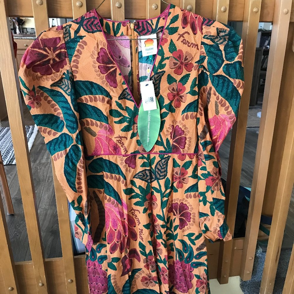 Farm Rio Midi Dress Size Medium